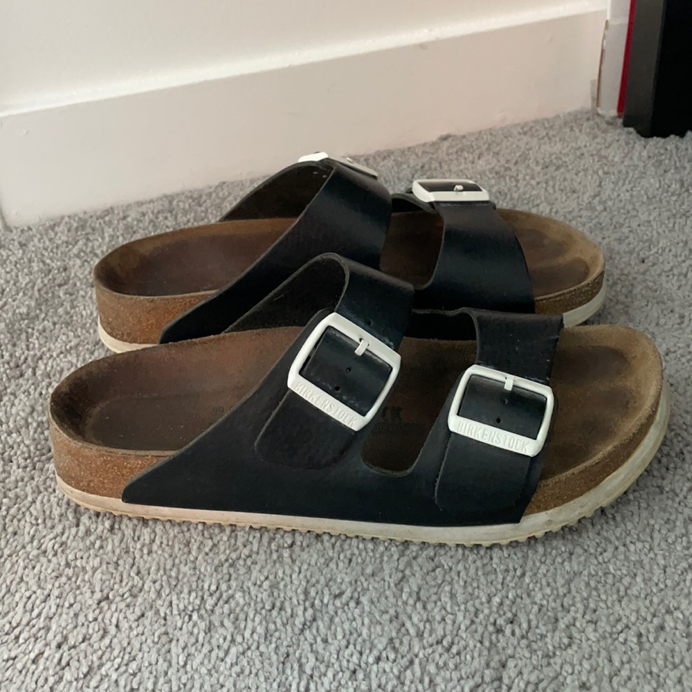 Birkenstock professional sole black and white